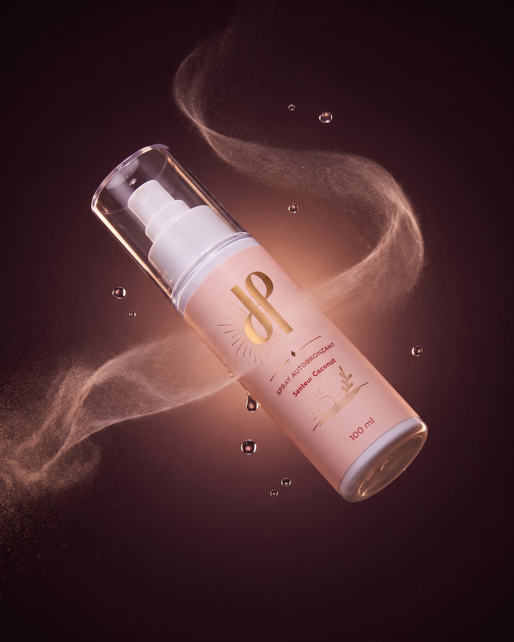 Spray autobronzant visage Hemera, fini poudré